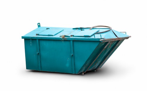 Curbside commercial recycling bins in Brompton