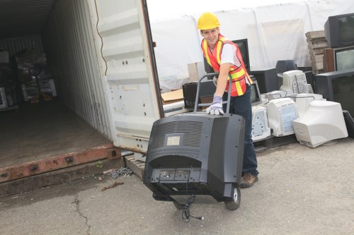 Eco-friendly disposal during garage clearance